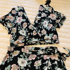 Floral matching set